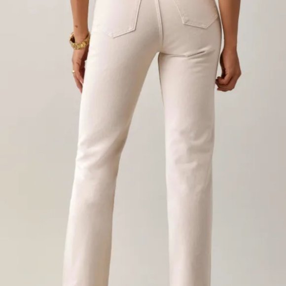 Reformation with tags - Belted High Rise Jeans - Picture 3 of 3